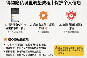 得物隐私设置怎么调 保护个人信息方法