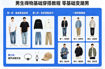 男生得物基础穿搭教程 零基础变潮男