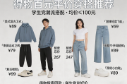 学生党得物平价穿搭 百元潮流搭配推荐