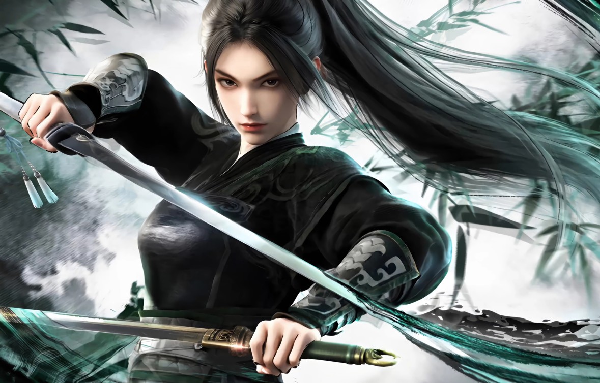古风武侠女剑客高清4K壁纸