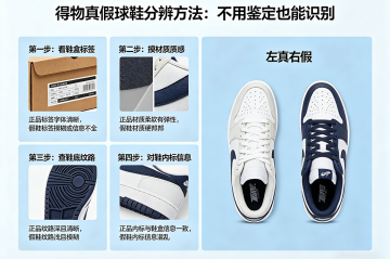 得物真假球鞋分辨方法 不用鉴定也能识别